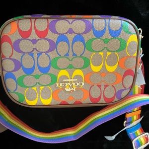 NWT Coach rainbow crossbody